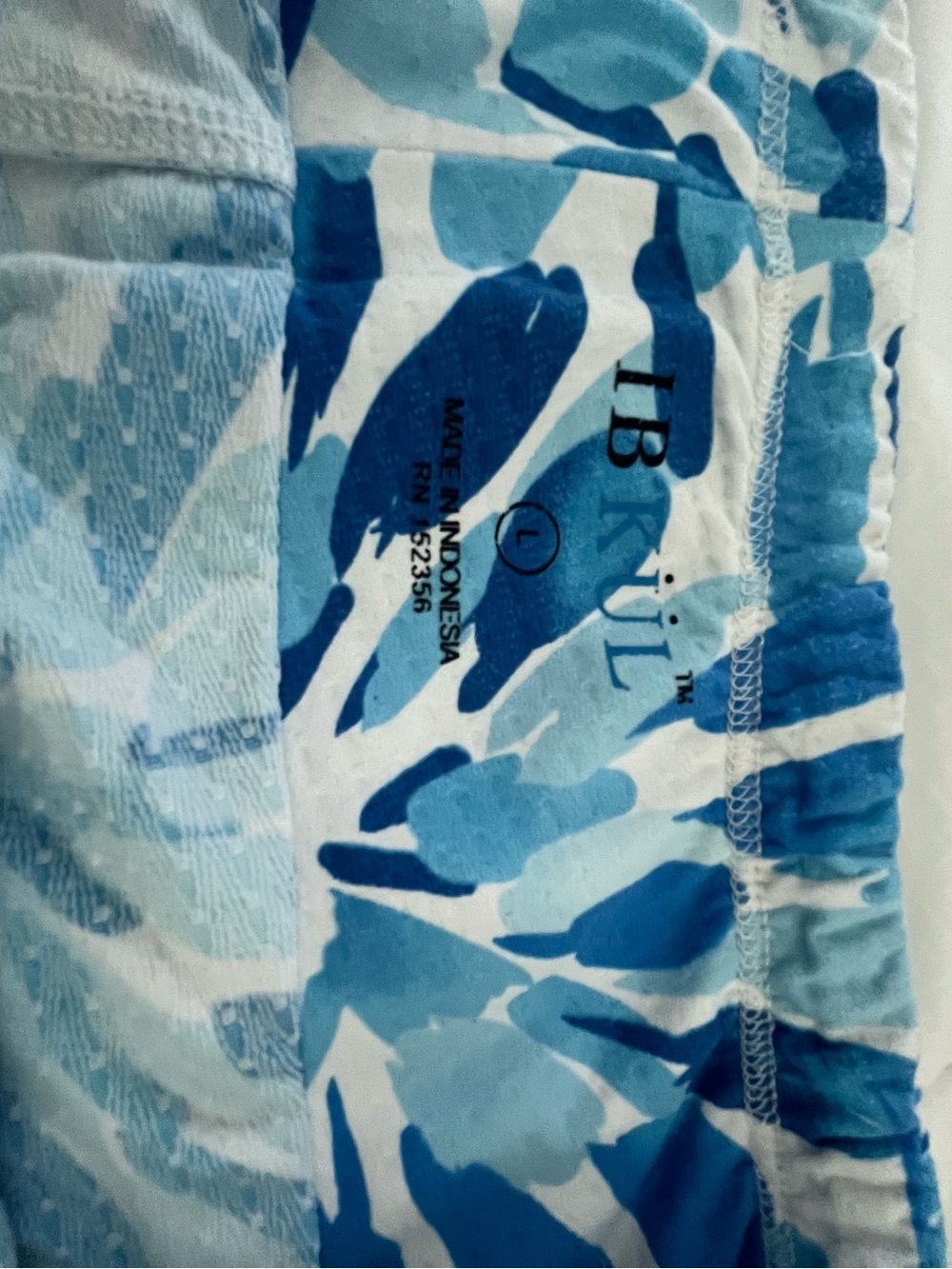 IBKUL Women’s Blue Floral Golf/Pickleball Skort Size Large - Picture 2 of 5